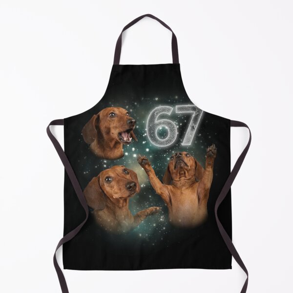 Item preview, Funny Dachshund Galaxy 67 Six Seven Birthday T-Shirt designed and sold by LashondaGreen89.