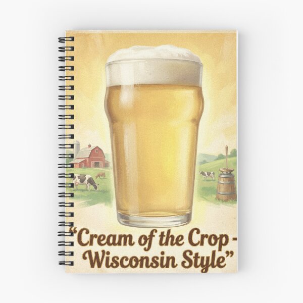Item preview, Cream of the Crop Wisconsin Cream Ale Poster designed and sold by Cozy-Old-Pub.