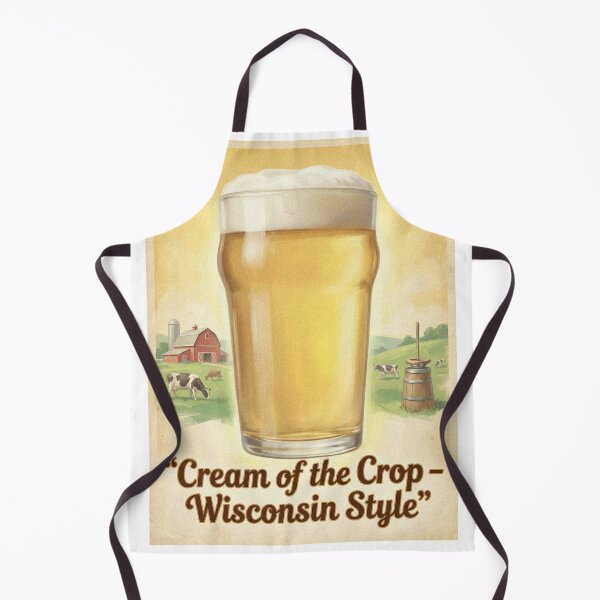 Item preview, Cream of the Crop Wisconsin Cream Ale Poster designed and sold by Cozy-Old-Pub.