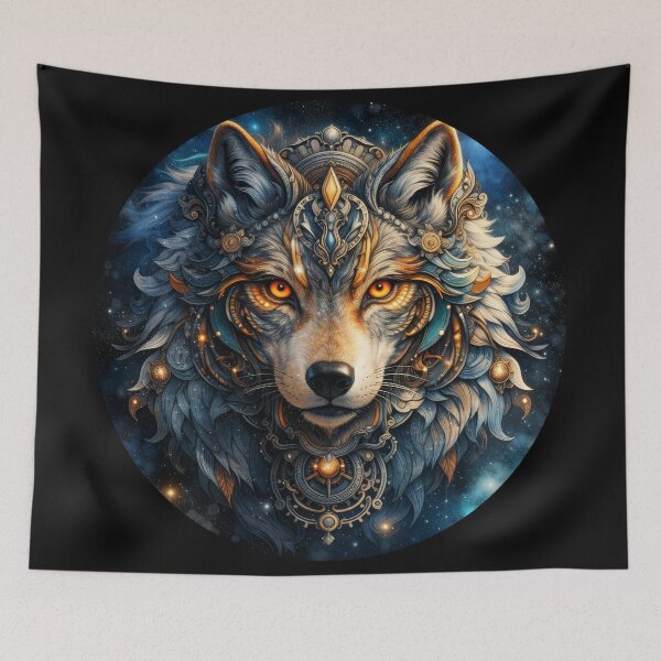 Item preview, Celestial Regal Wolf in Ornate Armor designed and sold by Daagath.