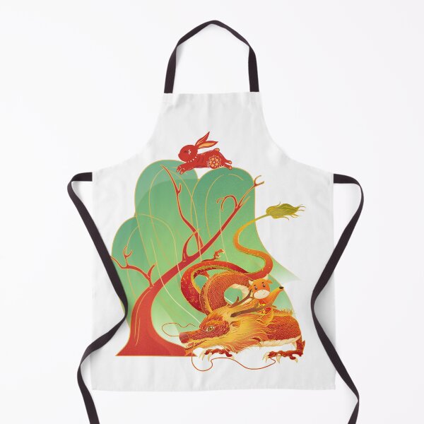 Item preview, Chinese Zodiac Harmony – Dragon Rabbit Ox Fantasy Art designed and sold by Ramya designs .