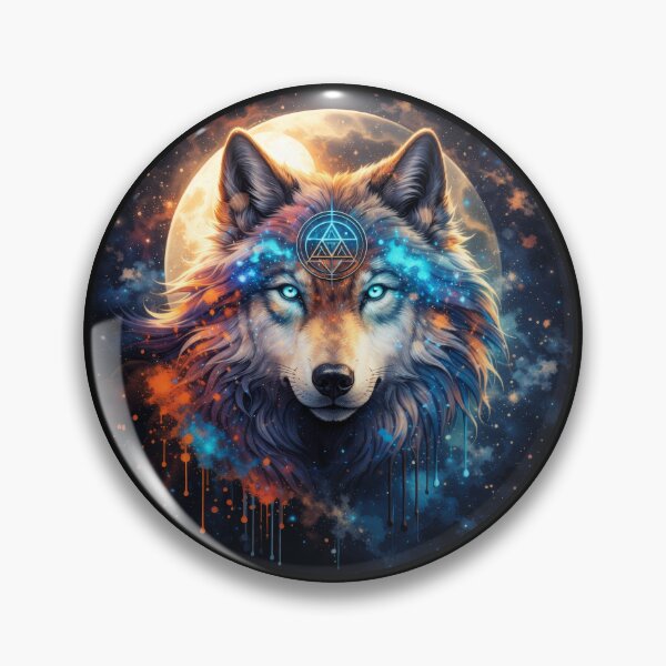 Item preview, Mystic Moon Wolf with Celestial Marking designed and sold by Daagath.