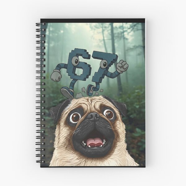 Item preview, Pixel Numbers Chase Cute Pug 67 Six Seven Tee designed and sold by LashondaGreen89.