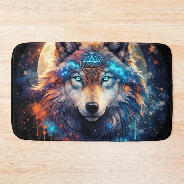 Item preview, Mystic Moon Wolf with Celestial Marking designed and sold by Daagath.