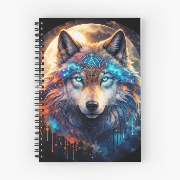 Item preview, Mystic Moon Wolf with Celestial Marking designed and sold by Daagath.