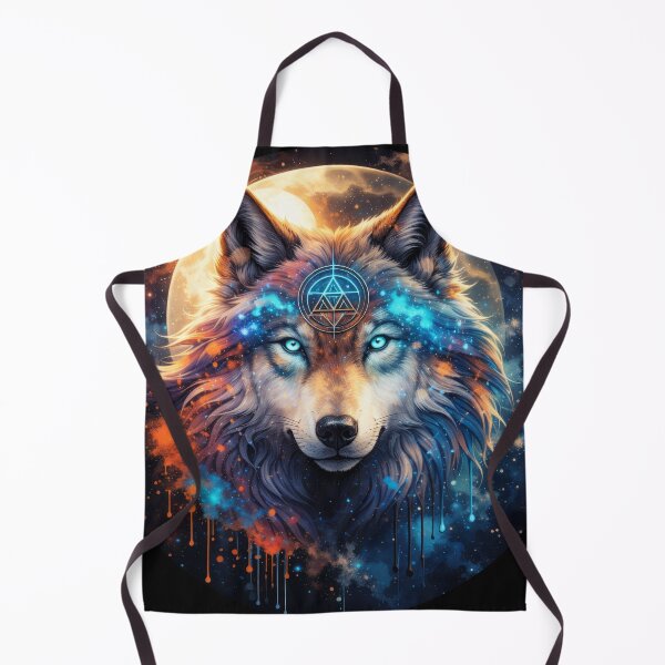 Item preview, Mystic Moon Wolf with Celestial Marking designed and sold by Daagath.