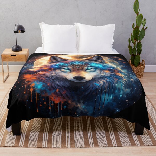 Item preview, Mystic Moon Wolf with Celestial Marking designed and sold by Daagath.