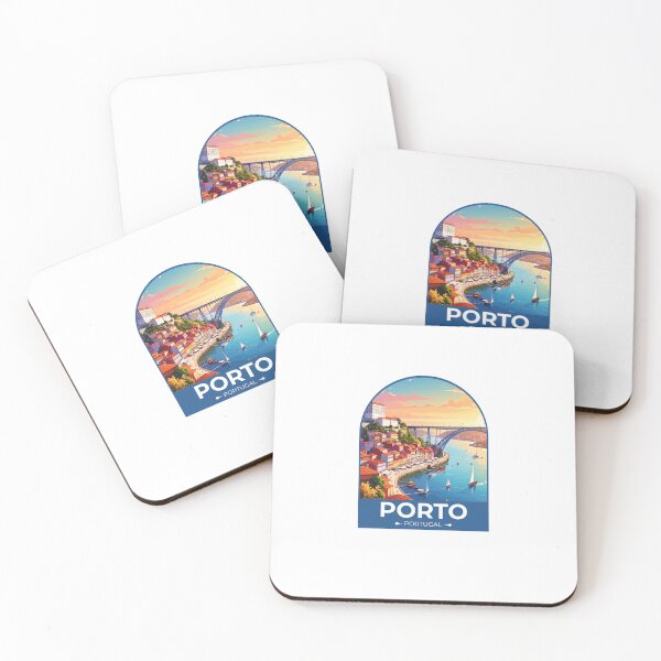 Item preview, Porto Portugal Travel Art Vintage Poster designed and sold by TulipaGraphics.