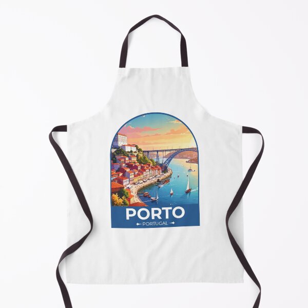 Artikelvorschau, Porto Portugal Reisekunst Vintage-Poster entworfen und verkauft von TulipaGraphics.