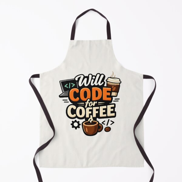 Item preview, Will Code for Coffee designed and sold by musthavewords.