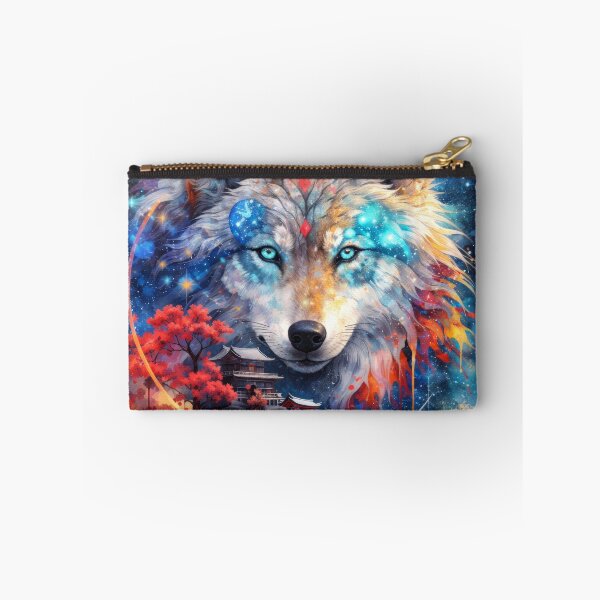 Item preview, Celestial Spirit Wolf Over Japanese Temple designed and sold by Daagath.