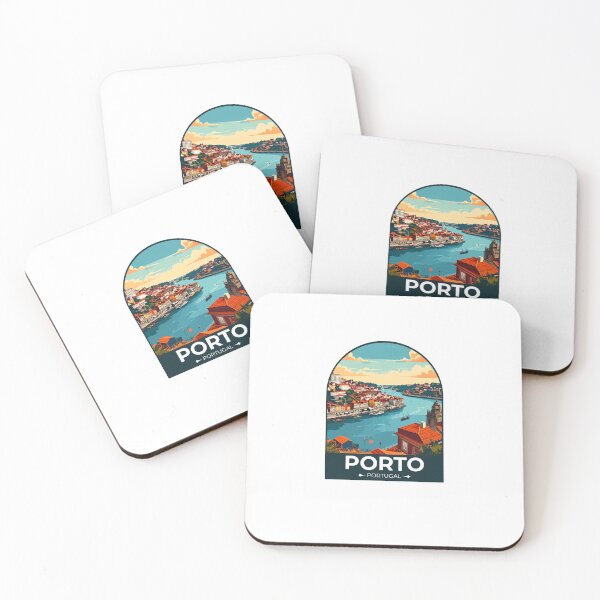 Item preview, Porto Portugal Travel Art Vintage Sticker designed and sold by TulipaGraphics.