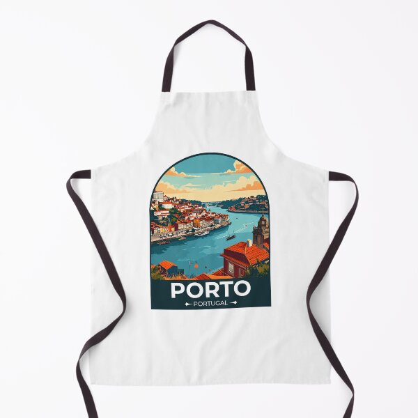 Artikelvorschau, Porto Portugal Reisekunst Vintage-Aufkleber entworfen und verkauft von TulipaGraphics.
