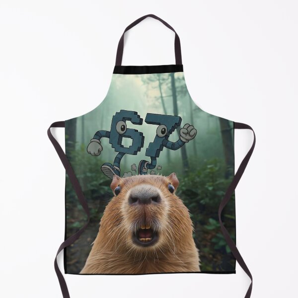 Item preview, Surprised Capybara in Pixel Forest Chase designed and sold by LashondaGreen89.