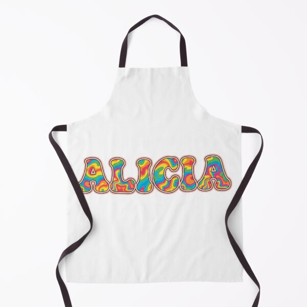 Item preview, ❤️ Alicia Personalized Name Wavy Retro Shirt, Coffee Mug, Sticker Gift designed and sold by HelixPedia.