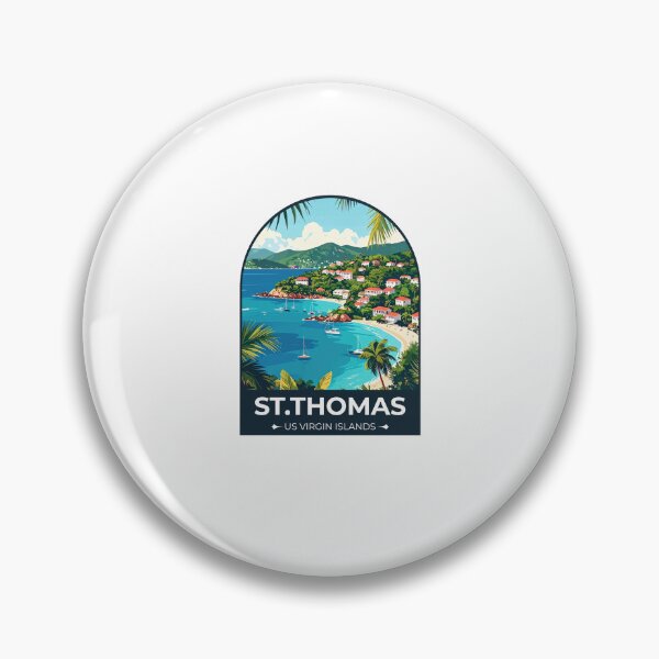 Item preview, St.-Thomas-US-Virgin-Islands-Travel-Sticker designed and sold by TulipaGraphics.