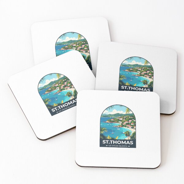 Item preview, St.-Thomas-US-Virgin-Islands-Travel-Sticker designed and sold by TulipaGraphics.