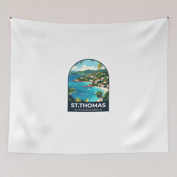 Item preview, St.-Thomas-US-Virgin-Islands-Travel-Sticker designed and sold by TulipaGraphics.