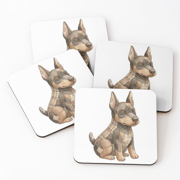Artikelvorschau, Niedliches Dobermann-Pinscher-Hunde-Patchwork entworfen und verkauft von bapupa.