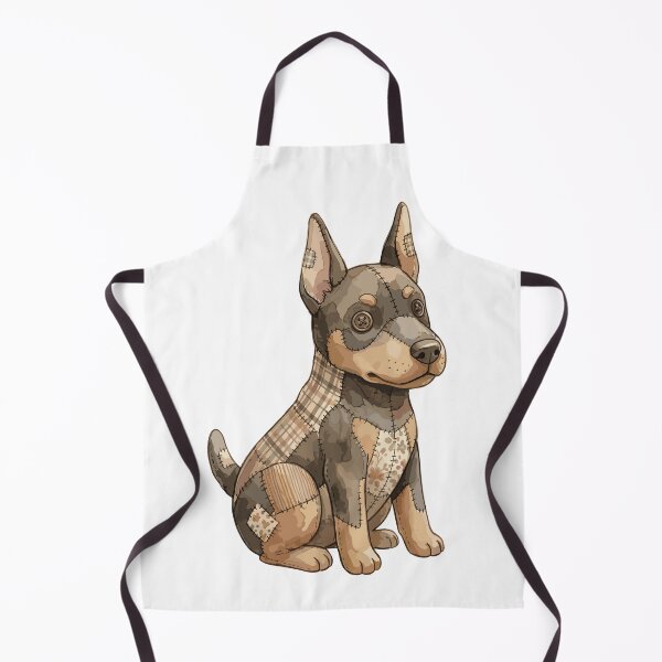 Item preview, Cute Doberman Pinscher Dog Patchwork designed and sold by bapupa.