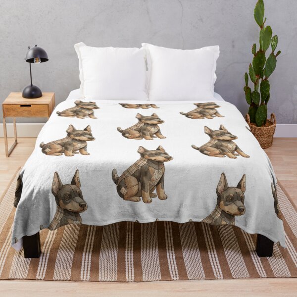 Item preview, Cute Doberman Pinscher Dog Patchwork designed and sold by bapupa.