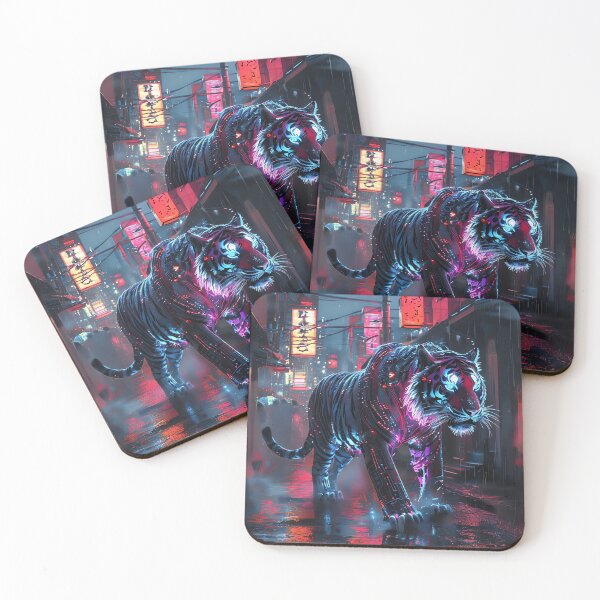 Item preview, Neon Stripes of Neo-Tokyo designed and sold by ONYX Pixee.