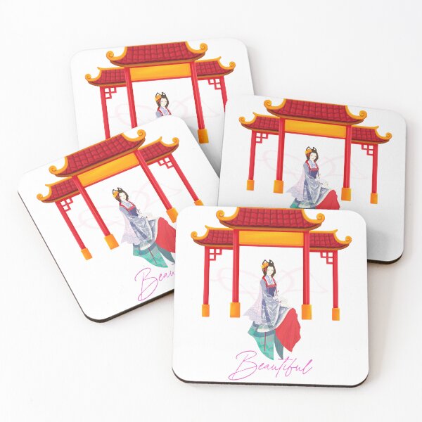 Artikelvorschau, Wunderschöne Geisha-Kunst – Illustrationen im Stil japanischer Tempelästhetik entworfen und verkauft von Ramya designs .