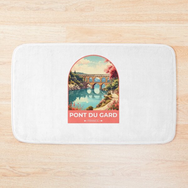 Item preview, vintage travel france pont du gard designed and sold by TulipaGraphics.