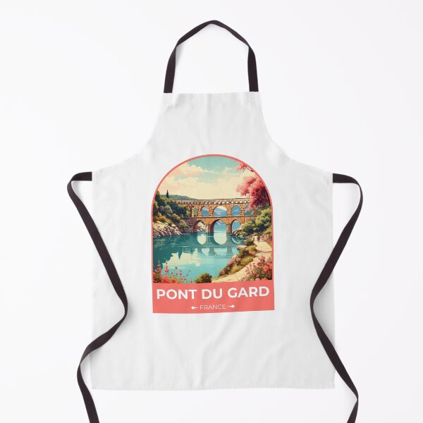 Item preview, vintage travel france pont du gard designed and sold by TulipaGraphics.