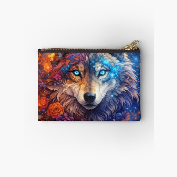 Item preview, Lunar Bloom Wolf with Cosmic Florals designed and sold by Daagath.