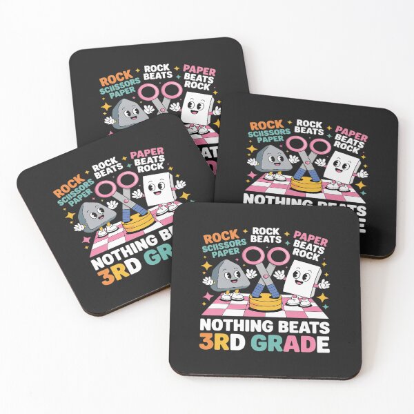 Item preview, Nothing Beats 3rd Grade Rock Paper Scissors Back to School designed and sold by Eskomeranola.