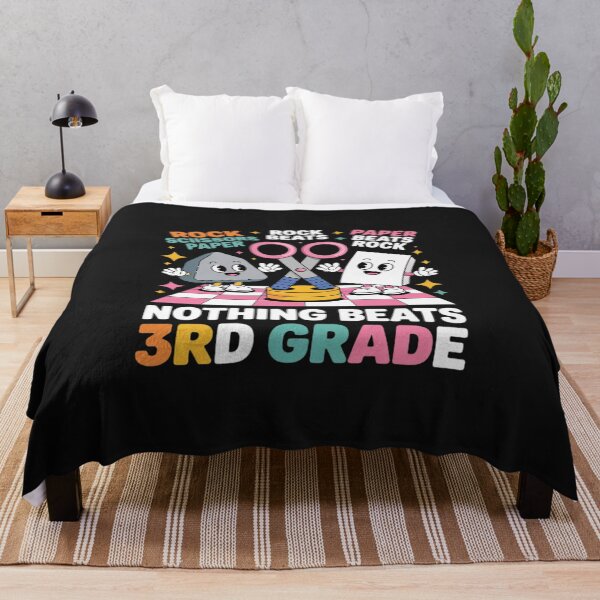Item preview, Nothing Beats 3rd Grade Rock Paper Scissors Back to School designed and sold by Eskomeranola.