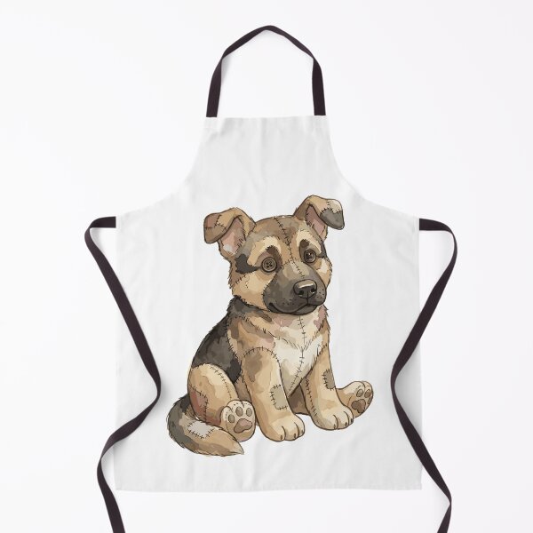 Item preview, Cute German Shepherd Dog Patchwork designed and sold by bapupa.