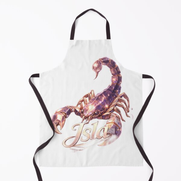 Item preview, Isla Scorpio – Dark Zodiac Scorpion Fantasy Name Art designed and sold by AlexLineArt.