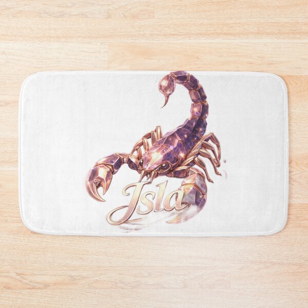 Item preview, Isla Scorpio – Dark Zodiac Scorpion Fantasy Name Art designed and sold by AlexLineArt.