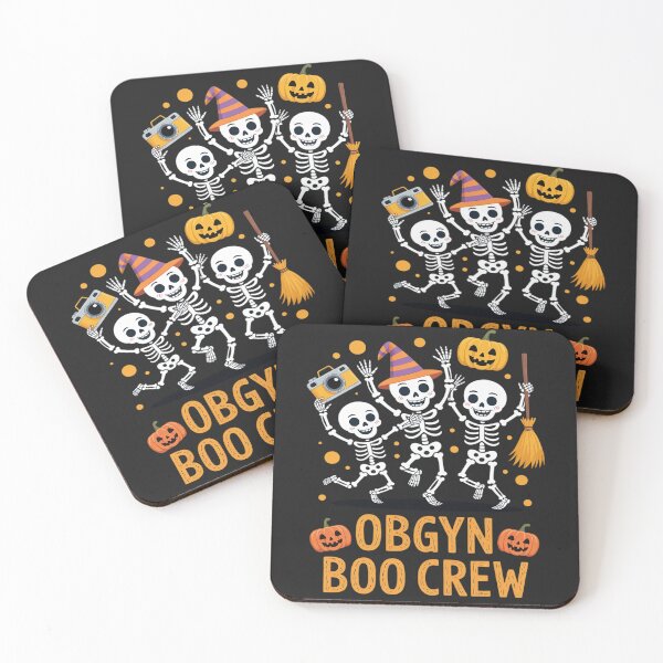 Item preview, OBGYN Boo Crew Nurse Skeleton Dancing Halloween Spooky designed and sold by Eskomeranola.
