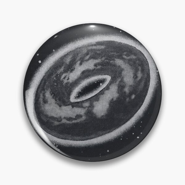 Item preview, Grayscale Nebula Donut – Blacklight Glaze designed and sold by MRC4Studio.