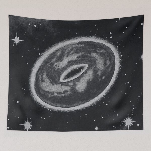 Item preview, Grayscale Nebula Donut – Blacklight Glaze designed and sold by MRC4Studio.