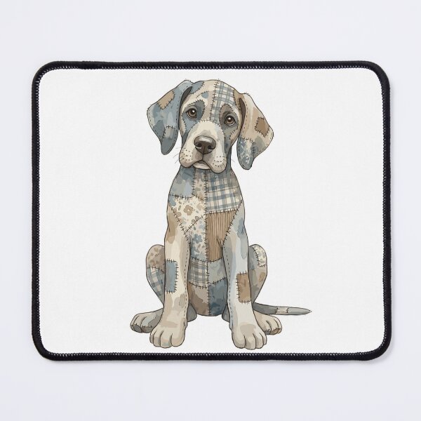 Item preview, Cute Great Dane Dog Patchwork designed and sold by bapupa.