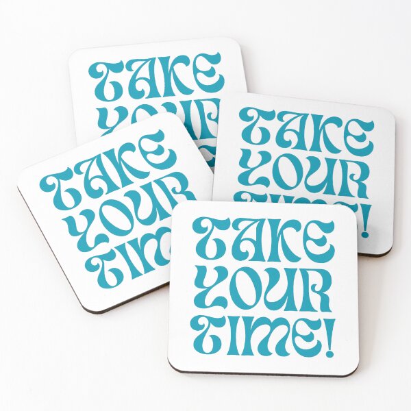 Item preview, Take Your Time – Motivational Typography Poster - Positive Mindset Design designed and sold by Art by M.H..