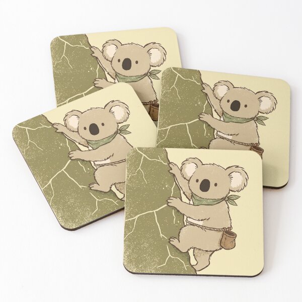 Item preview, Climbing Koala Cute Hand drawn Art designed and sold by Imaginationbeyond.