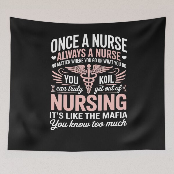 Item preview, Once Nurse Always A Nurse Where You Go & What You Do - Nurse designed and sold by Bstilablhot.