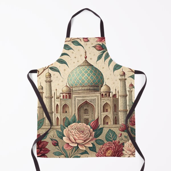Item preview, Mughal timeless vintage art Taj Mahal designed and sold by PetalsnPaperCo.