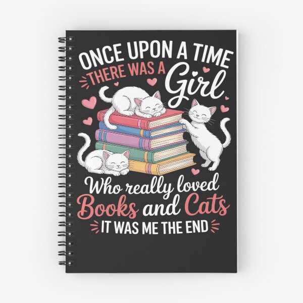 Item preview, Once Upon A Time There Was A Girl Who Loved Books And Cats designed and sold by Bstilablhot.