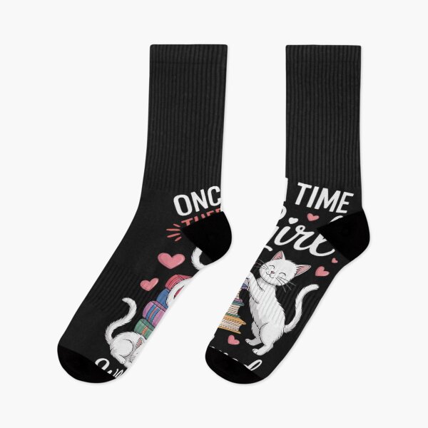 Item preview, Once Upon A Time There Was A Girl Who Loved Books And Cats designed and sold by Bstilablhot.