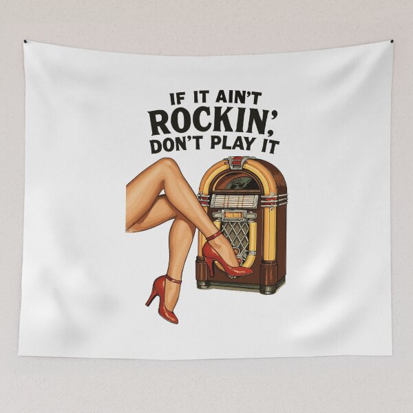 Item preview, Rockabilly 50s Heels Pin Up Legs Jukebox Retro Gift designed and sold by Pineapple-Tree.