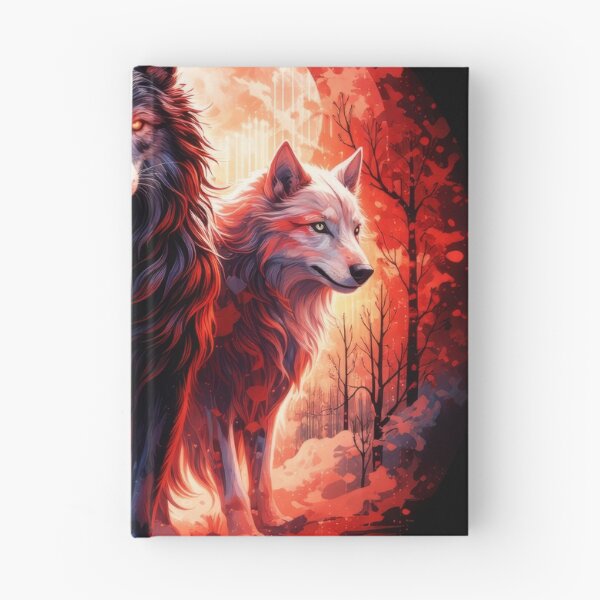 Item preview, Trio of Elemental Wolves in Fire and Ice designed and sold by Daagath.
