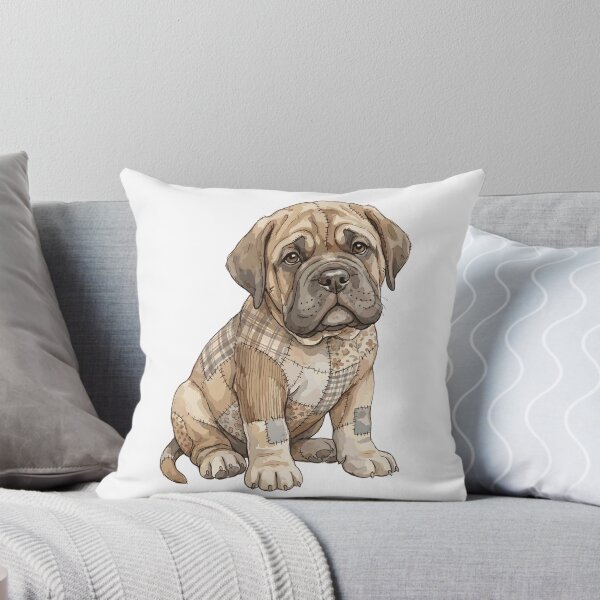 Item preview, Cute Mastiff Dog Patchwork designed and sold by bapupa.
