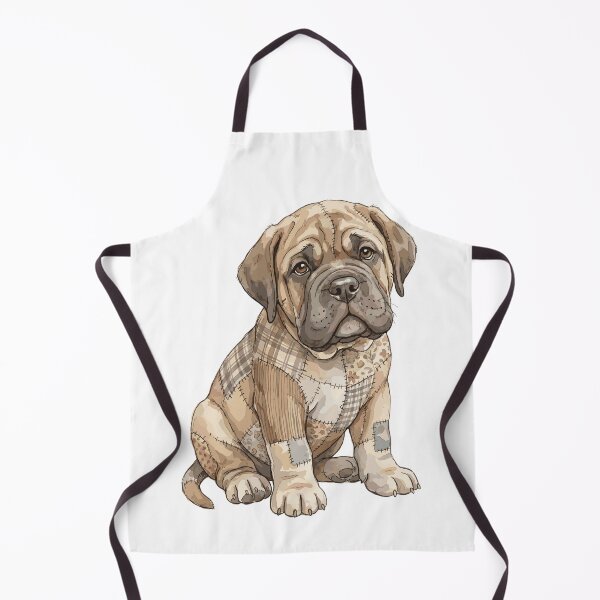 Item preview, Cute Mastiff Dog Patchwork designed and sold by bapupa.