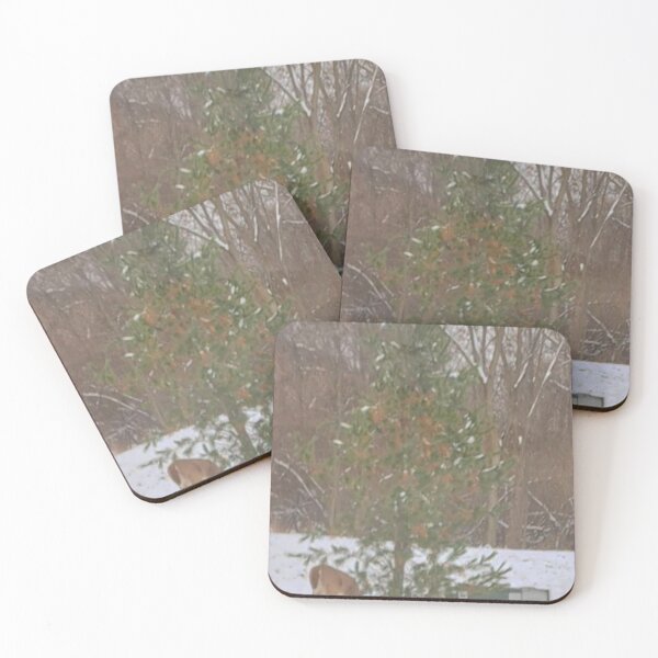 Item preview, Winter Deer Beneath the Pine designed and sold by Oceandiana.